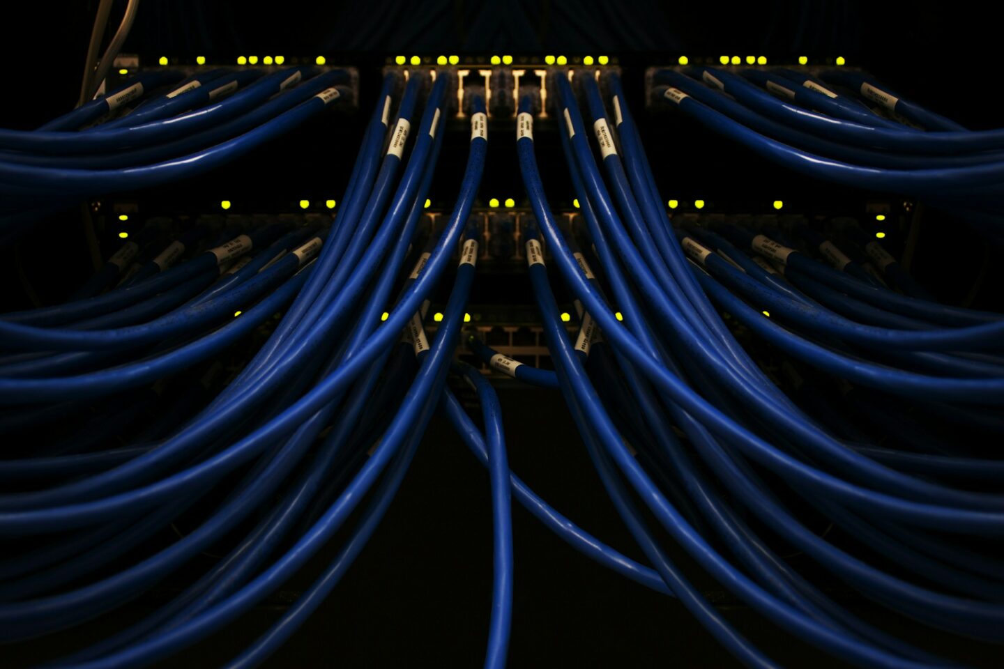Network cabling and enterprise infrastructure hardware used in cloud, infrastructure, and network penetration testing environments.