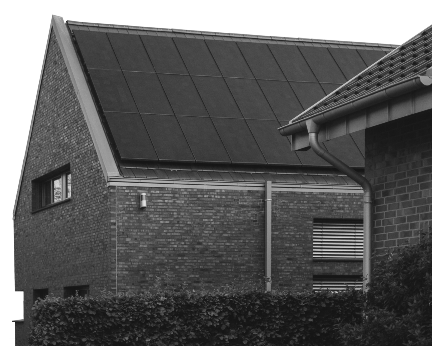 House with Solar panels